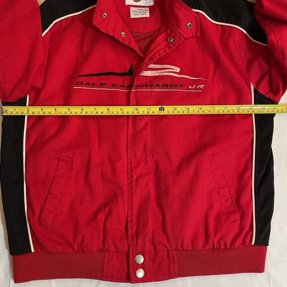 Dale Earnhardt Jr Kids Sz 14/16 Red Jacket Winners Circle NASCAR #8 - Picture 3 of 8